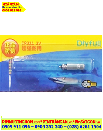 Pin CR311 _Pin phao câu cá CR311, Pin gắn phao câu cá đêm Dlyfull CR311 lithium 3v 6mAh chính hãng